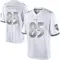 Men's Scotty Washington Baltimore Ravens Platinum Jersey - Limited White