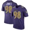 Men's Travis Jones Baltimore Ravens Color Rush Jersey - Legend Purple Big & Tall