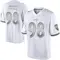 Men's Travis Jones Baltimore Ravens Platinum Jersey - Limited White