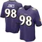 Men's Travis Jones Baltimore Ravens Team Color Jersey - Game Purple