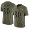 Men's Trayvon Mullen Baltimore Ravens 2022 Salute To Service Jersey - Limited Olive