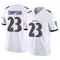 Men's Trenton Simpson Baltimore Ravens Vapor F.U.S.E. Jersey - Limited White