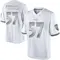 Men's William Kwenkeu Baltimore Ravens Platinum Jersey - Limited White