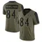 Men's Zaire Mitchell-Paden Baltimore Ravens 2021 Salute To Service Jersey - Limited Olive