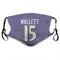 Ryan Mallett Name & Number Purple Baltimore Ravens Face Mask