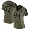 Women's Adedayo Odeleye Baltimore Ravens 2021 Salute To Service Jersey - Limited Olive