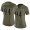 Women's Adedayo Odeleye Baltimore Ravens 2022 Salute To Service Jersey - Limited Olive