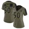 Women's Adisa Isaac Baltimore Ravens 2021 Salute To Service Jersey - Limited Olive