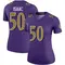 Women's Adisa Isaac Baltimore Ravens Color Rush Jersey - Legend Purple Plus Size