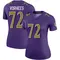 Women's Andrew Vorhees Baltimore Ravens Color Rush Jersey - Legend Purple Plus Size