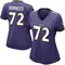 Women's Andrew Vorhees Baltimore Ravens Team Color Vapor Untouchable Jersey - Limited Purple