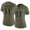 Women's Anthony Kendall Baltimore Ravens 2022 Salute To Service Jersey - Limited Olive