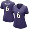 Women's Anthony Miller Baltimore Ravens Team Color Vapor Untouchable Jersey - Limited Purple