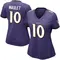 Women's Arthur Maulet Baltimore Ravens Team Color Vapor Untouchable Jersey - Limited Purple