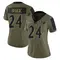 Women's Beau Brade Baltimore Ravens 2021 Salute To Service Jersey - Limited Olive