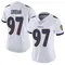 Women's Brent Urban Baltimore Ravens Vapor Untouchable Jersey - Limited White