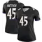 Women's Christian Matthew Baltimore Ravens Jersey - Legend Black Plus Size