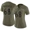 Women's C.J. Ravenell Baltimore Ravens 2022 Salute To Service Jersey - Limited Olive