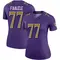 Women's Daniel Faalele Baltimore Ravens Color Rush Jersey - Legend Purple Plus Size