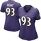 Women's Deadrin Senat Baltimore Ravens Team Color Vapor Untouchable Jersey - Limited Purple