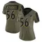 Women's Deion Jennings Baltimore Ravens 2021 Salute To Service Jersey - Limited Olive