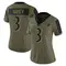 Women's Deonte Harty Baltimore Ravens 2021 Salute To Service Jersey - Limited Olive