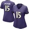 Women's DeSean Jackson Baltimore Ravens Team Color Vapor Untouchable Jersey - Limited Purple