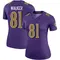 Women's Devontez Walker Baltimore Ravens Color Rush Jersey - Legend Purple Plus Size