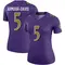 Women's Jalyn Armour-Davis Baltimore Ravens Color Rush Jersey - Legend Purple Plus Size