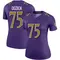 Women's Jonathan Ogden Baltimore Ravens Color Rush Jersey - Legend Purple Plus Size