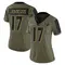 Women's Josh Johnson Baltimore Ravens 2021 Salute To Service Jersey - Limited Olive