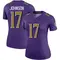 Women's Josh Johnson Baltimore Ravens Color Rush Jersey - Legend Purple Plus Size