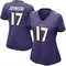 Women's Josh Johnson Baltimore Ravens Team Color Vapor Untouchable Jersey - Limited Purple