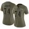 Women's Josh Jones Baltimore Ravens 2022 Salute To Service Jersey - Limited Olive