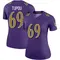 Women's Josh Tupou Baltimore Ravens Color Rush Jersey - Legend Purple Plus Size