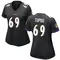 Women's Josh Tupou Baltimore Ravens Jersey - Game Black