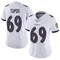 Women's Josh Tupou Baltimore Ravens Vapor Untouchable Jersey - Limited White