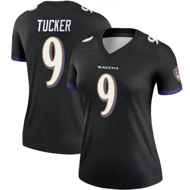 Women's Justin Tucker Baltimore Ravens Jersey - Legend Black Plus Size