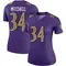 Women's Keaton Mitchell Baltimore Ravens Color Rush Jersey - Legend Purple Plus Size