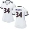 Women's Keaton Mitchell Baltimore Ravens Jersey - Game White