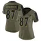 Women's Keith Kirkwood Baltimore Ravens 2021 Salute To Service Jersey - Limited Olive