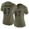 Women's Keith Kirkwood Baltimore Ravens 2022 Salute To Service Jersey - Limited Olive