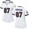 Women's Keith Kirkwood Baltimore Ravens Jersey - Game White