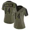 Women's Kyle Hamilton Baltimore Ravens 2021 Salute To Service Jersey - Limited Olive