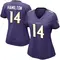 Women's Kyle Hamilton Baltimore Ravens Team Color Vapor Untouchable Jersey - Limited Purple