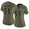 Women's Kyle Van Noy Baltimore Ravens 2022 Salute To Service Jersey - Limited Olive