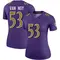 Women's Kyle Van Noy Baltimore Ravens Color Rush Jersey - Legend Purple Plus Size