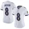 Women's Lamar Jackson Baltimore Ravens Vapor Untouchable Jersey - Limited White