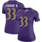 Women's Melvin Gordon III Baltimore Ravens Color Rush Jersey - Legend Purple Plus Size