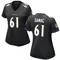 Women's Nick Samac Baltimore Ravens Jersey - Game Black